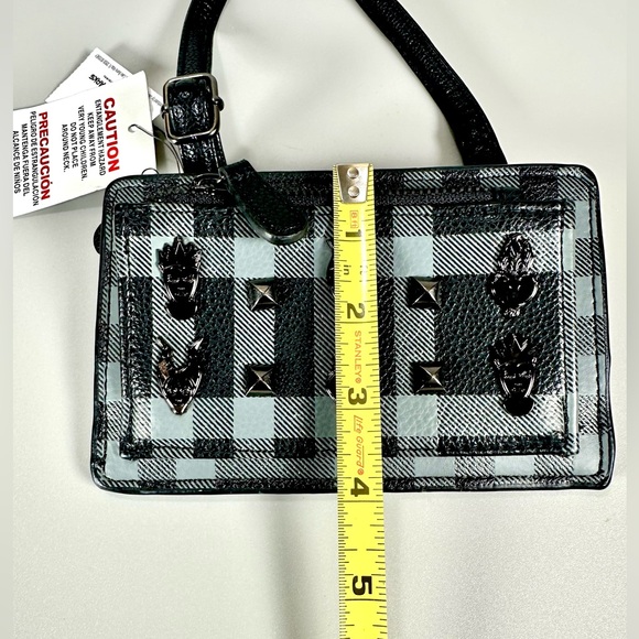 NWT Disney Parks Boutique Villains Checkered Crossbody Bag - Picture 11 of 14